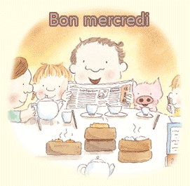 Gif animé Bon mercredi famille